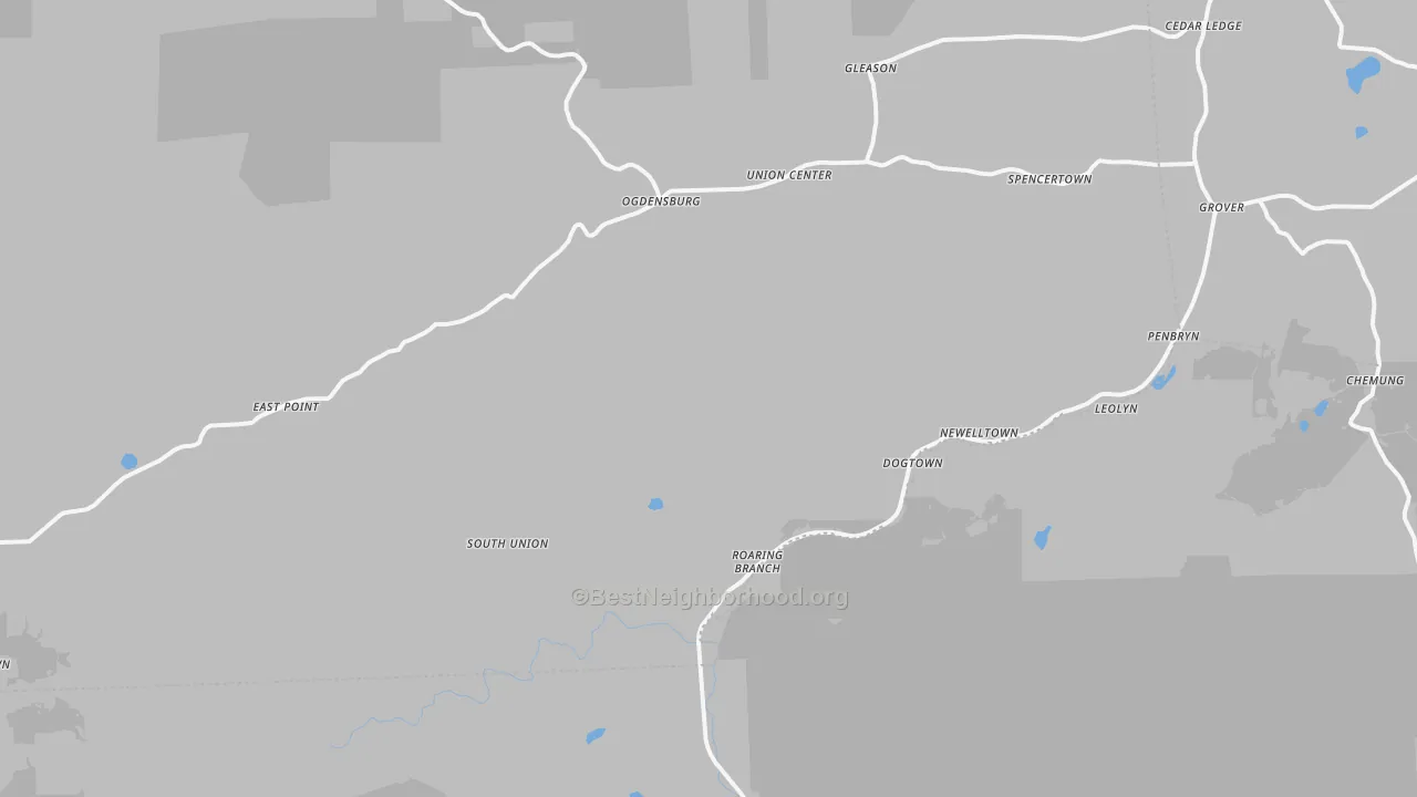 Transit Grade map of 17765, PA