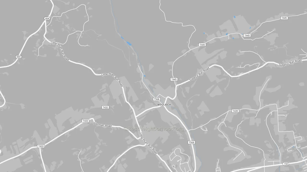 Transit Grade map of 17779, PA