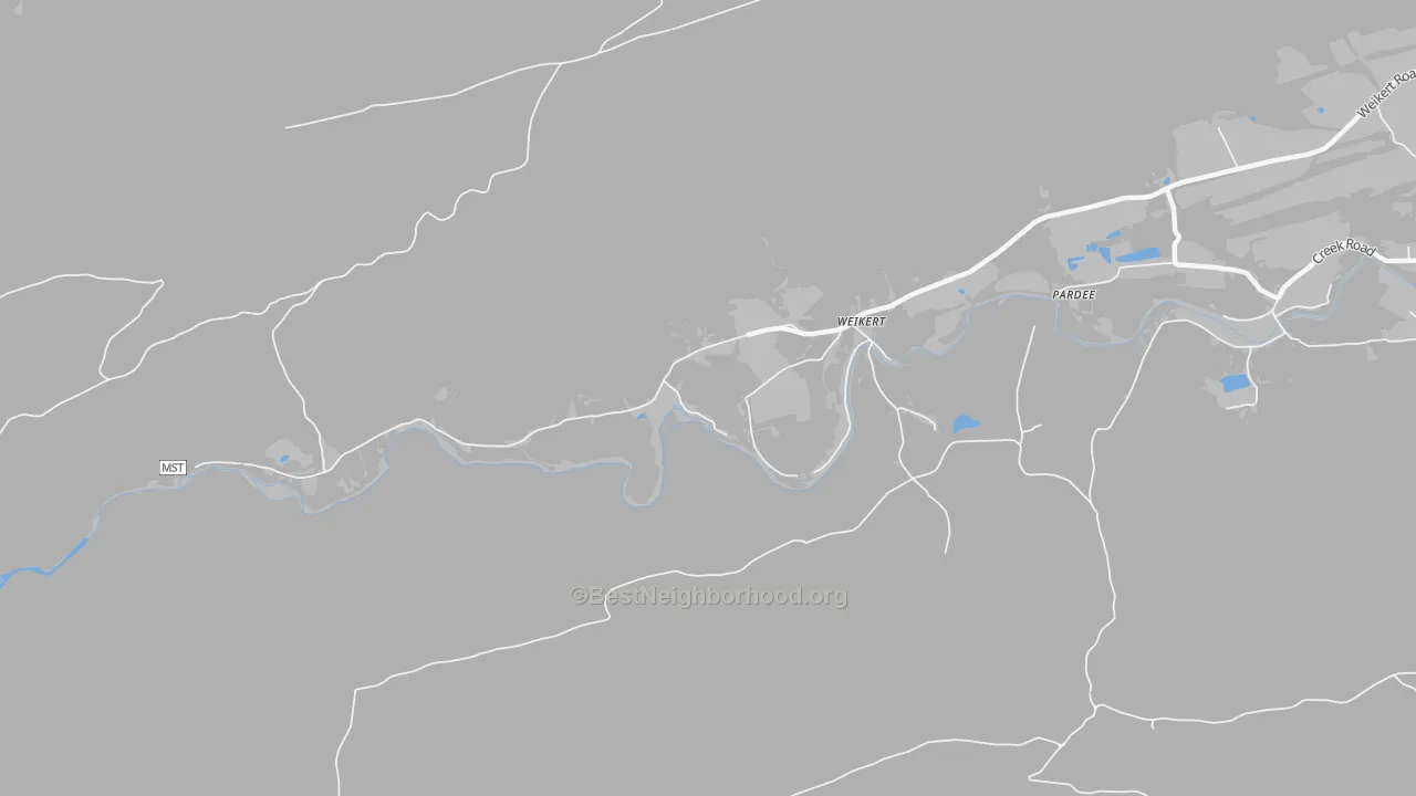 Transit Grade map of 17885, PA