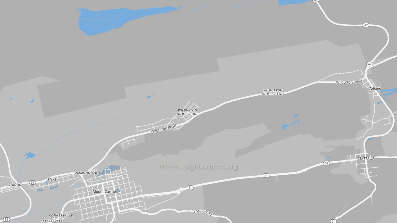 Transit Grade map of 17888, PA