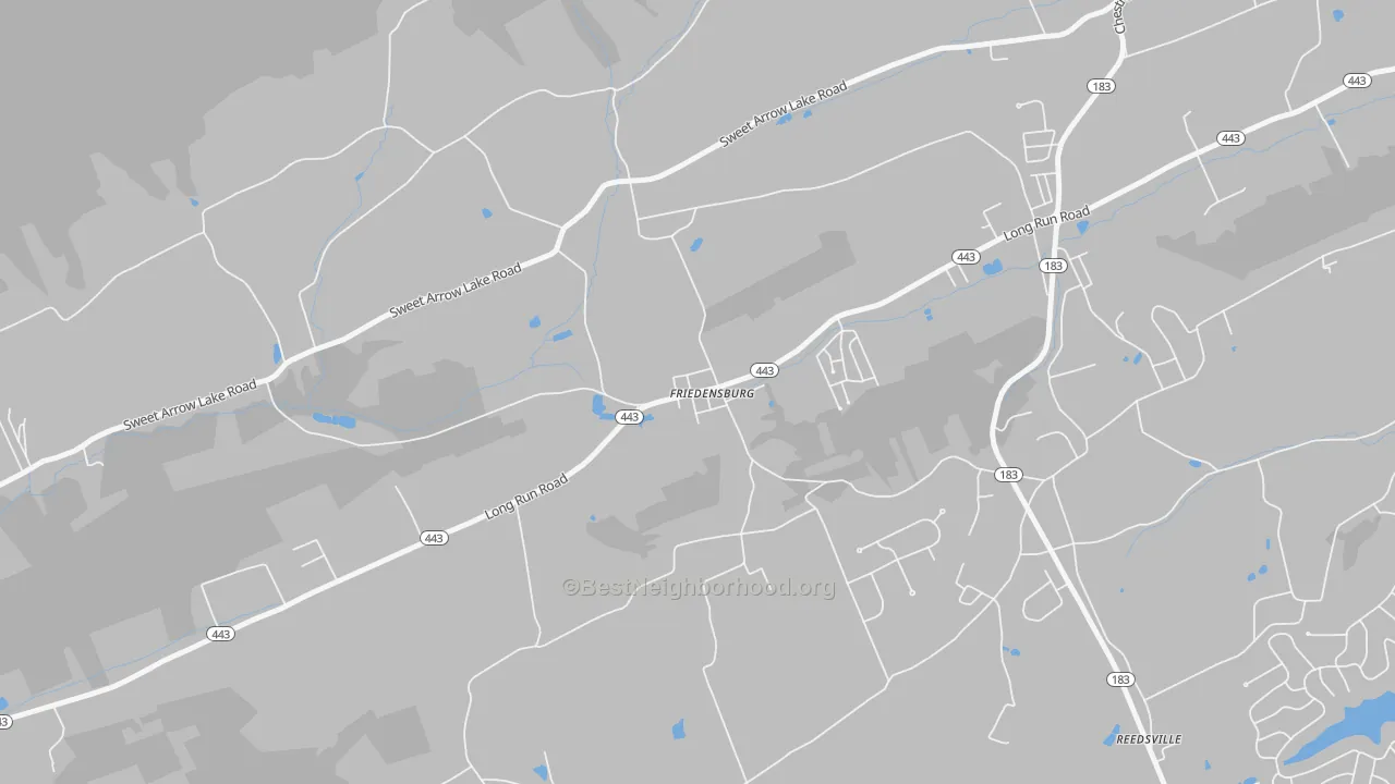 Transit Grade map of 17933, PA