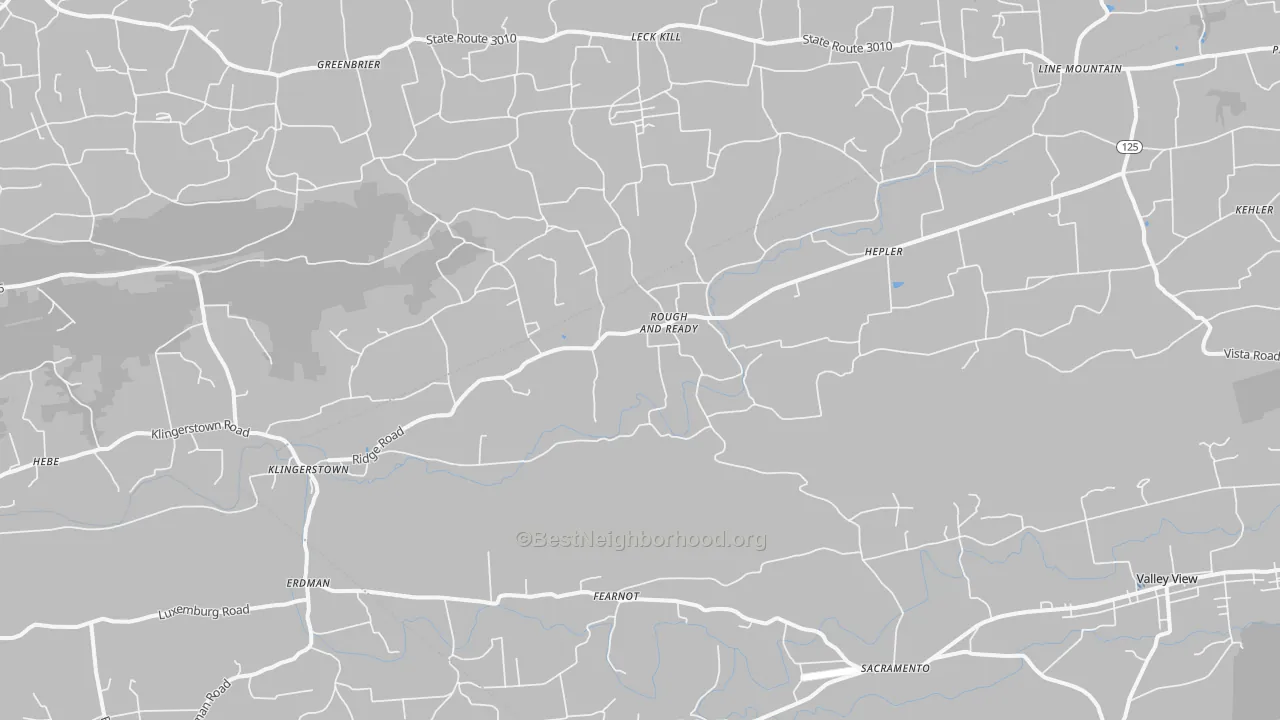 Transit Grade map of 17941, PA