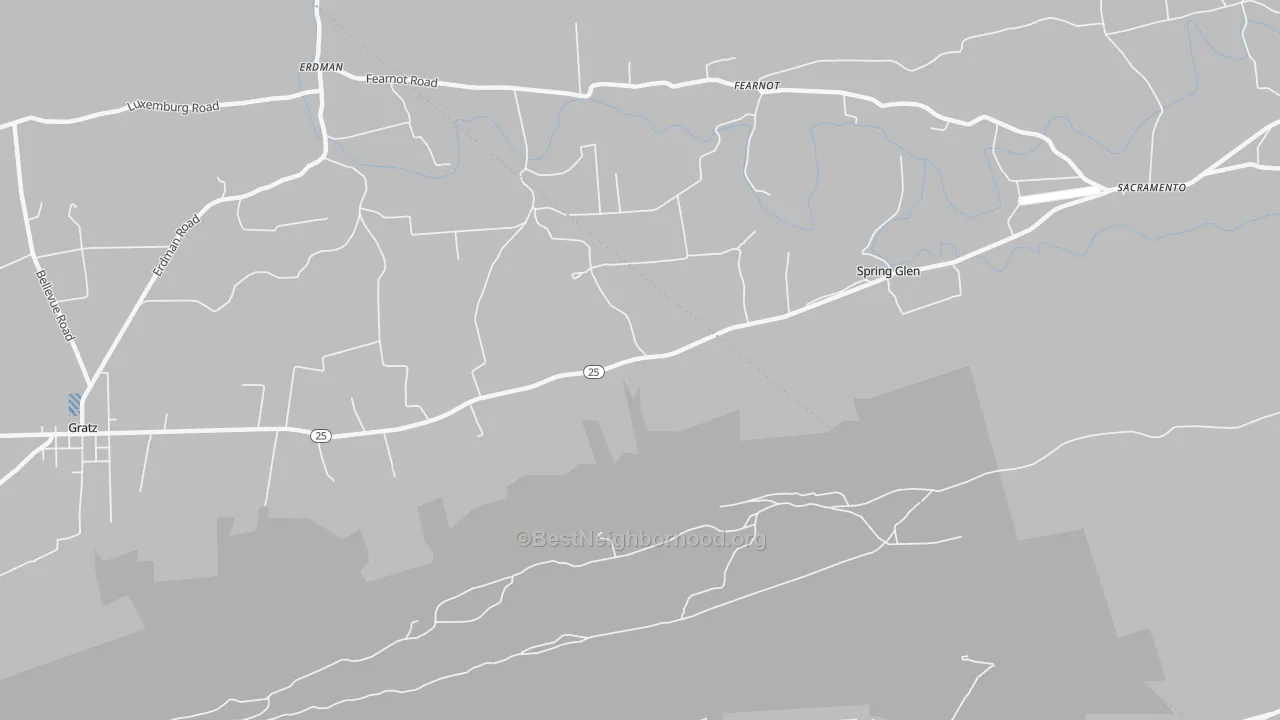 Transit Grade map of 17978, PA