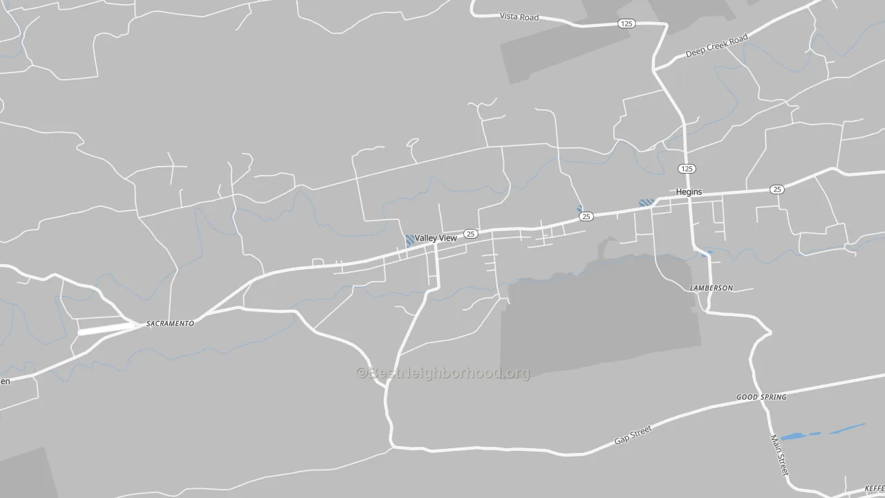 Transit Grade map of 17983, PA