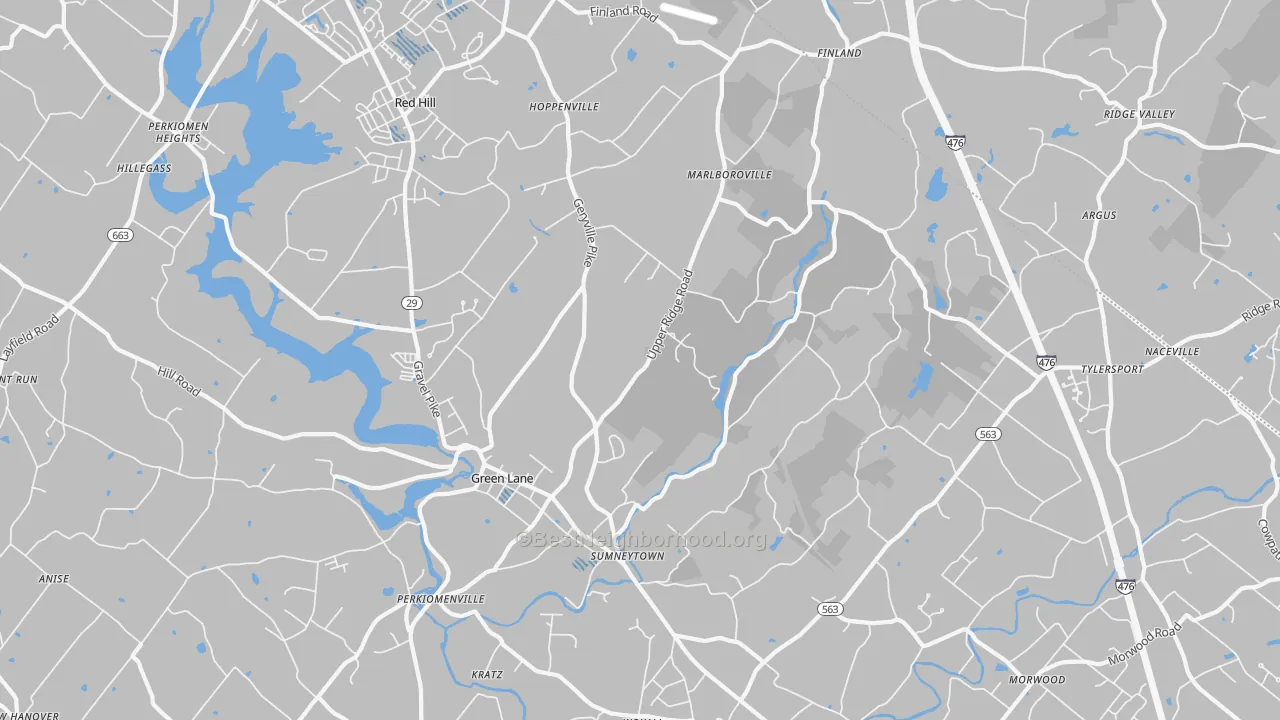 Transit Grade map of 18054, PA