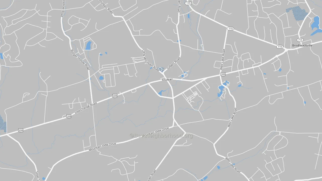 Transit Grade map of 18331, PA