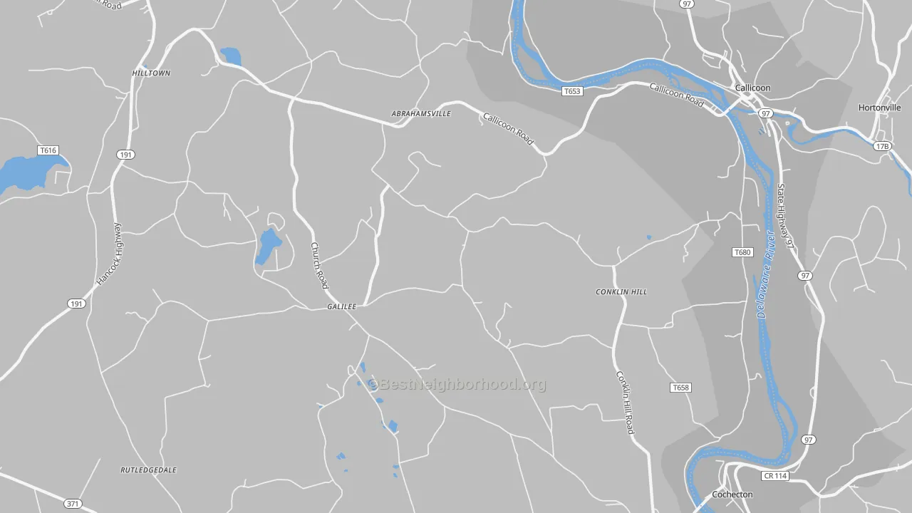 Transit Grade map of 18415, PA