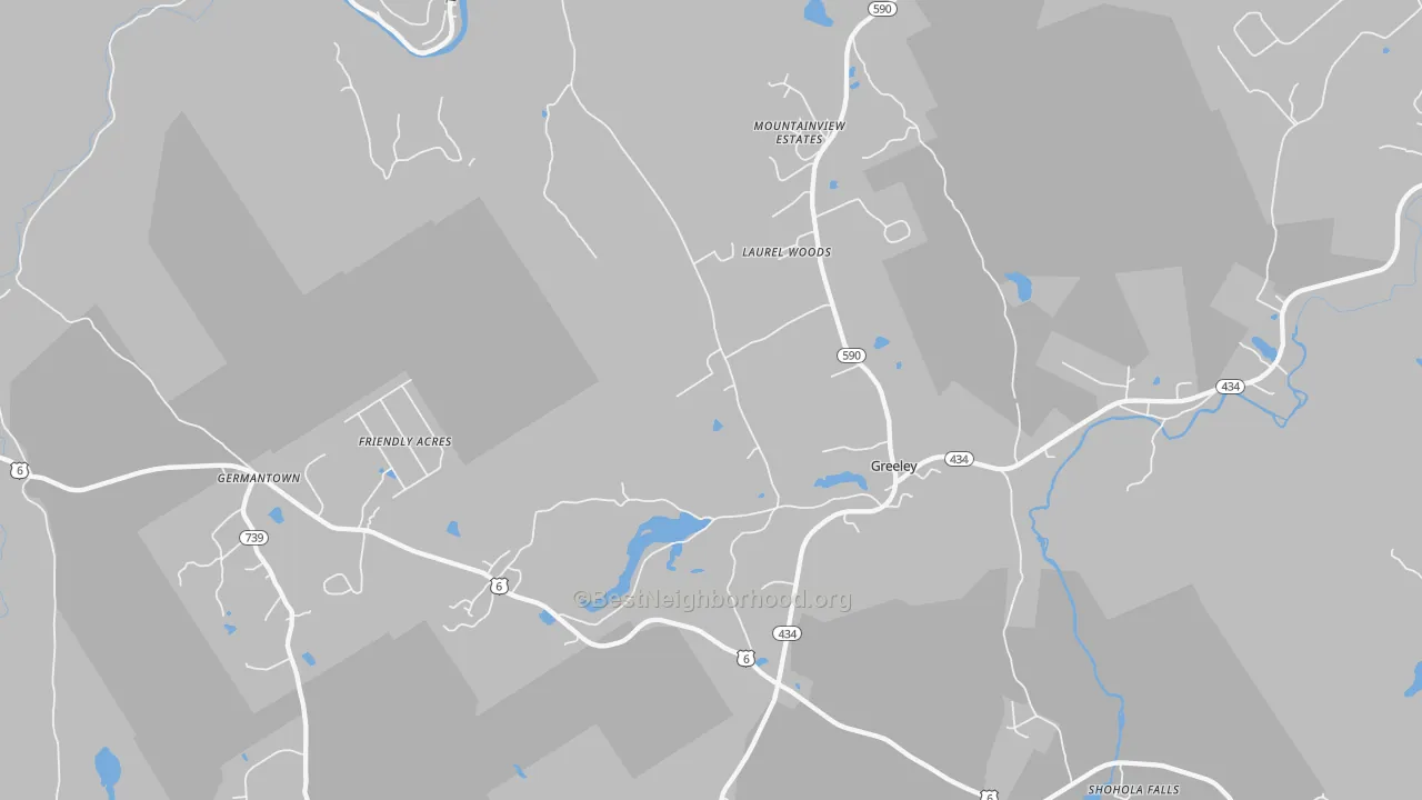 Transit Grade map of 18425, PA