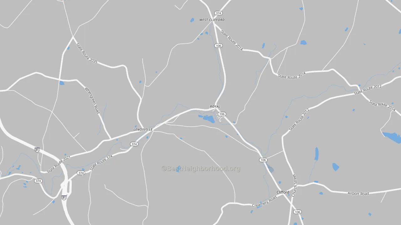 Transit Grade map of 18441, PA