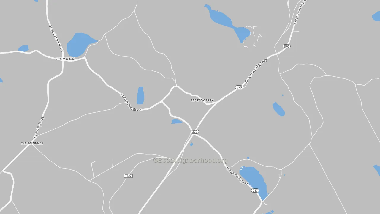 Transit Grade map of 18455, PA