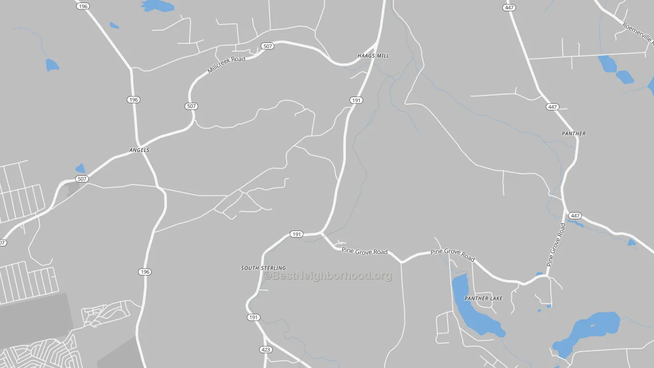 Transit Grade map of 18460, PA