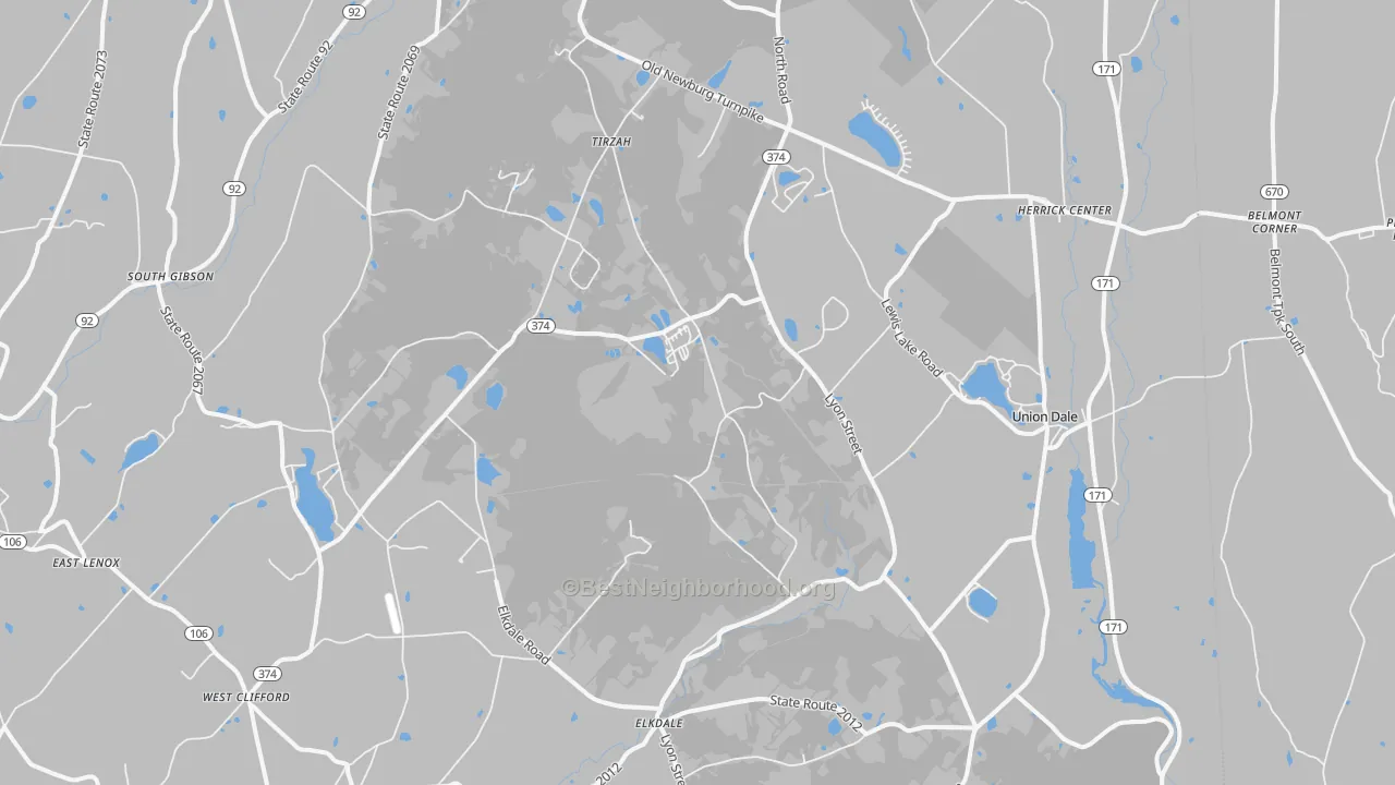 Transit Grade map of 18470, PA