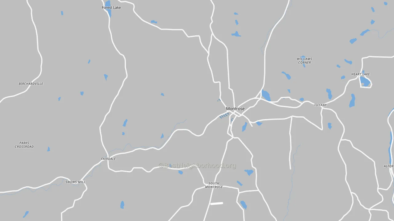 Transit Grade map of 18801, PA