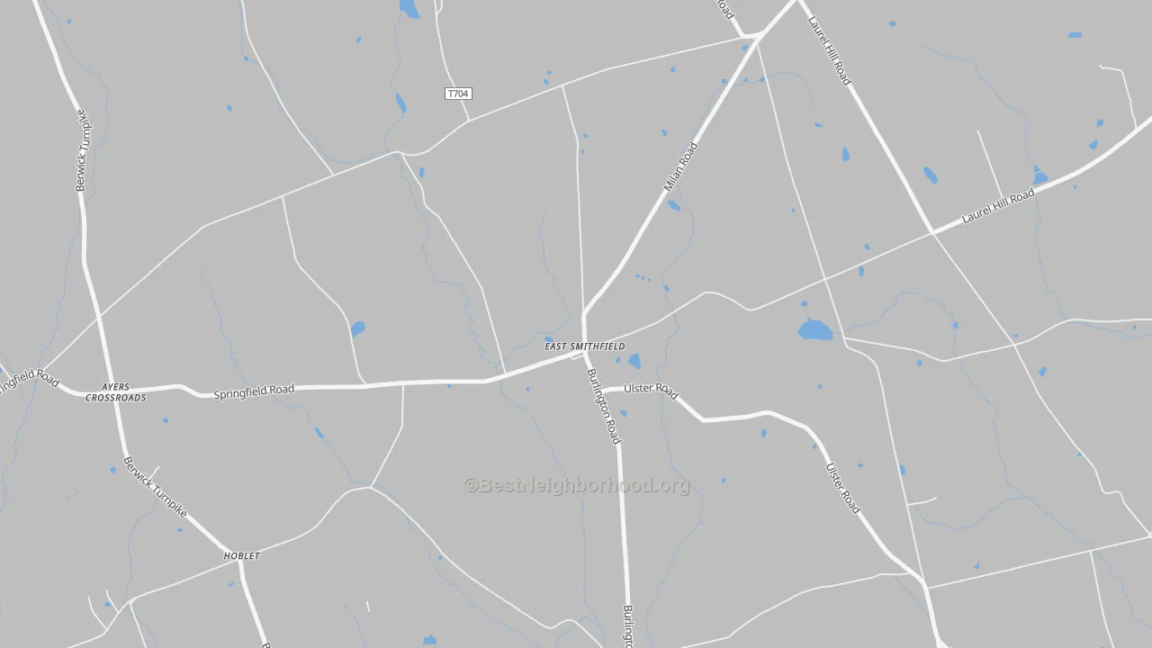 Transit Grade map of 18817, PA
