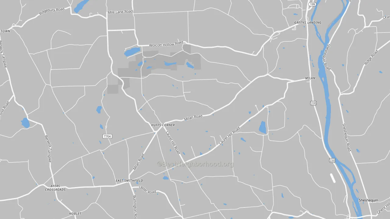 Transit Grade map of 18831, PA