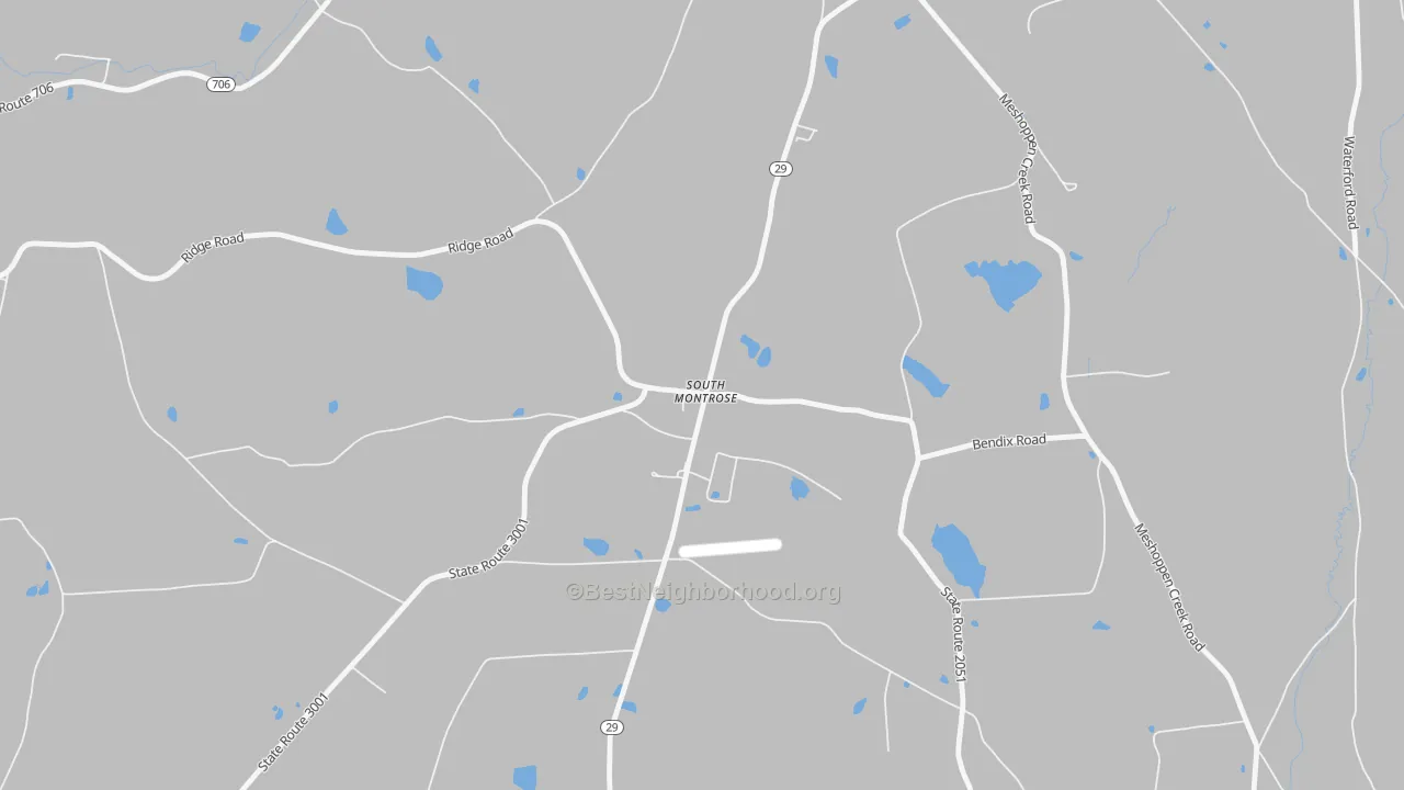 Transit Grade map of 18843, PA