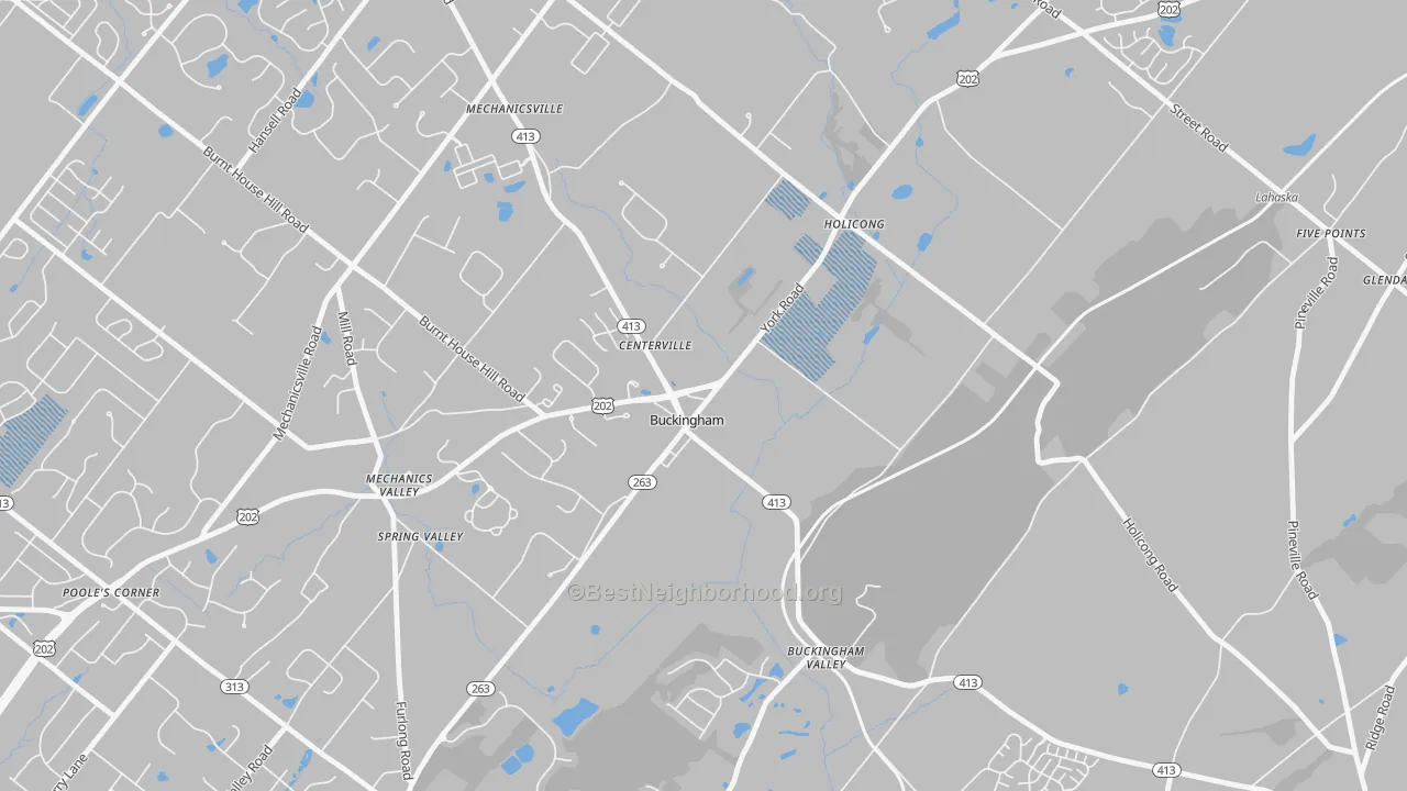 Transit Grade map of 18912, PA