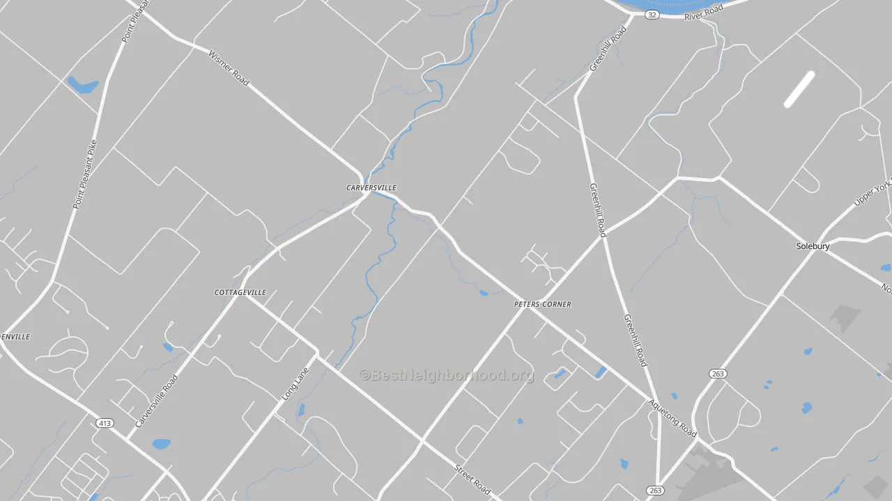Transit Grade map of 18913, PA