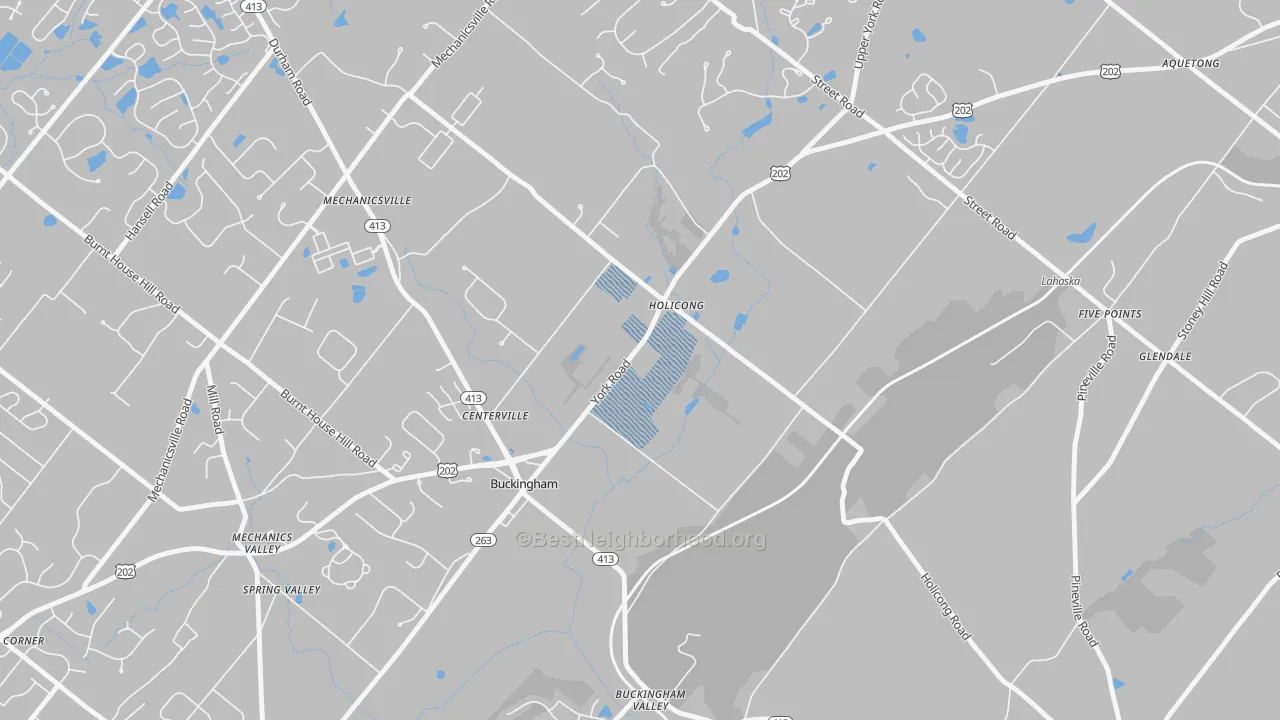 Transit Grade map of 18928, PA