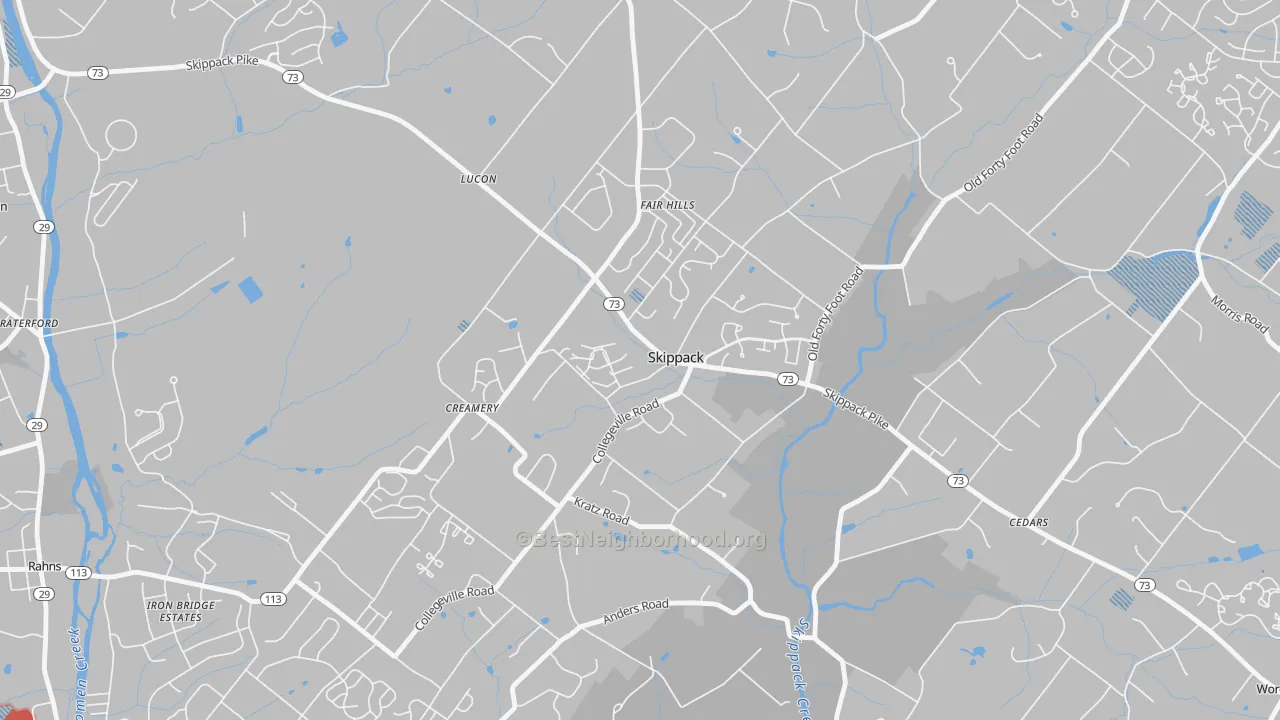 Transit Grade map of 19474, PA