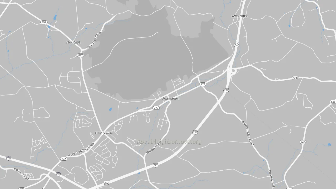Transit Grade map of 19501, PA