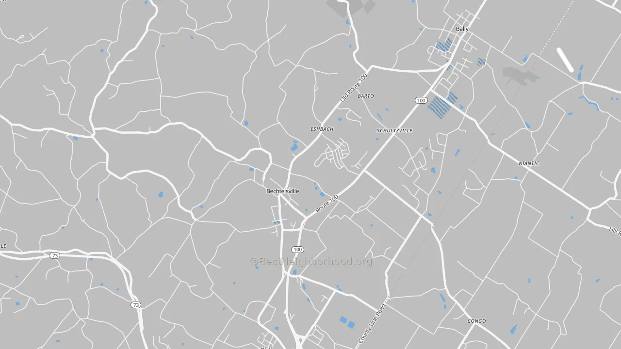 Transit Grade map of 19505, PA