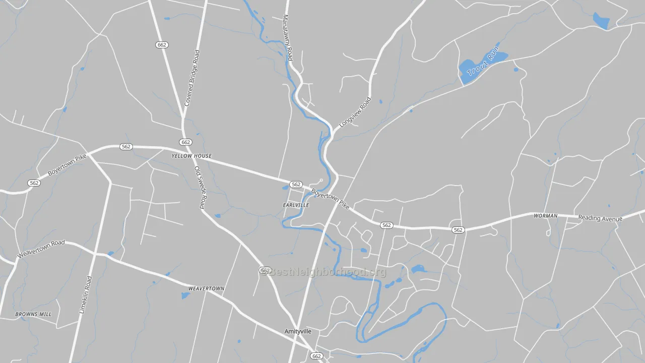 Transit Grade map of 19519, PA