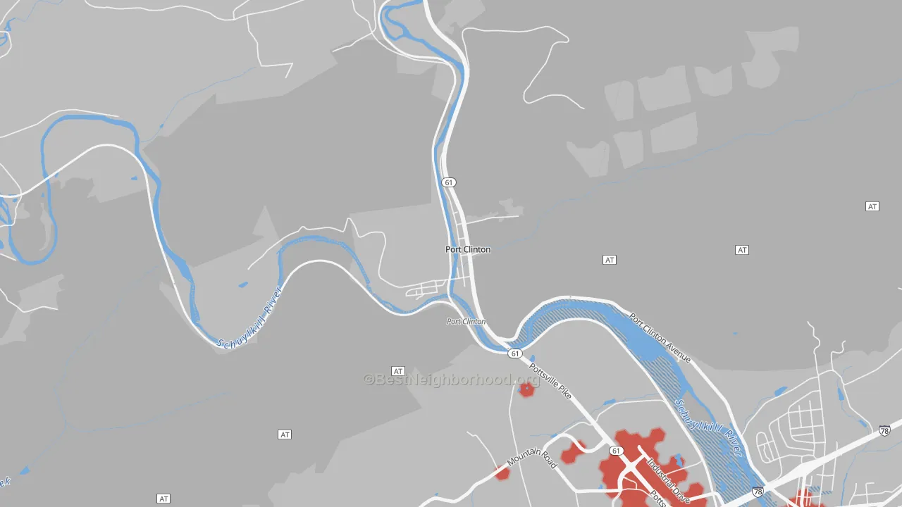 Transit Grade map of 19549, PA