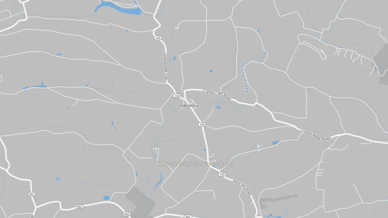 Transit Grade map of 19564, PA