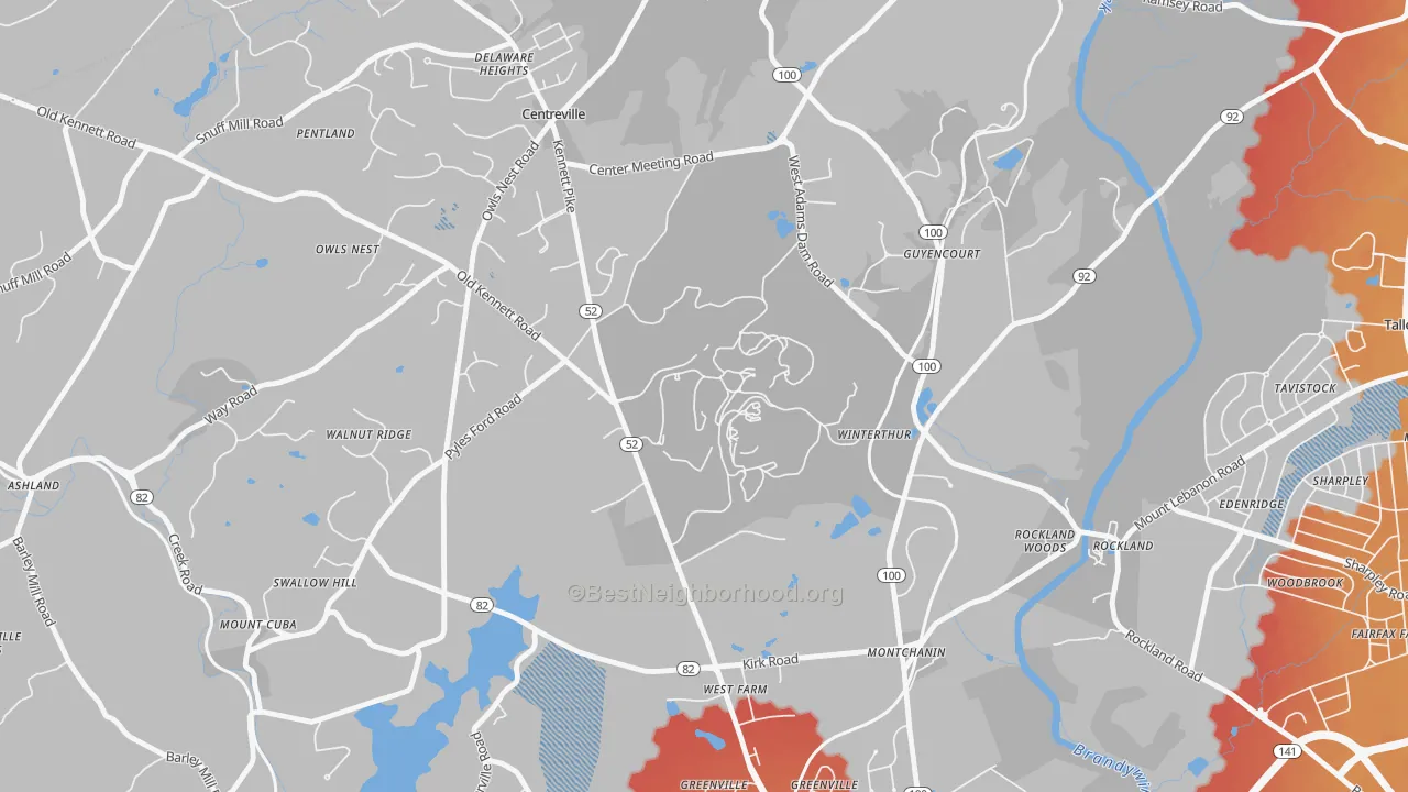 Transit Grade map of 19735, DE