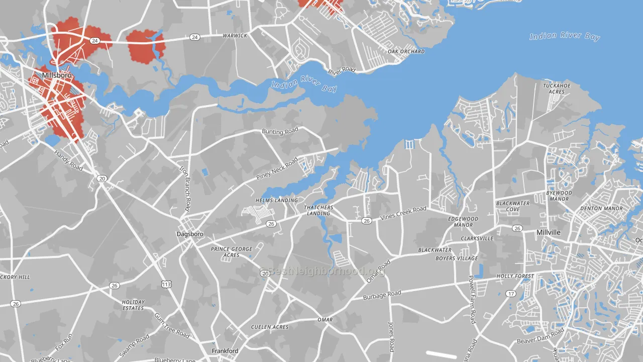 Transit Grade map of 19939, DE
