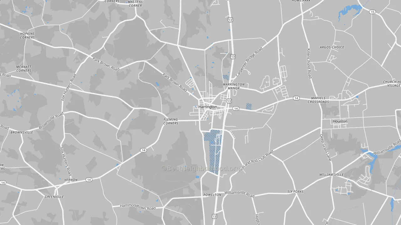 Transit Grade map of 19952, DE