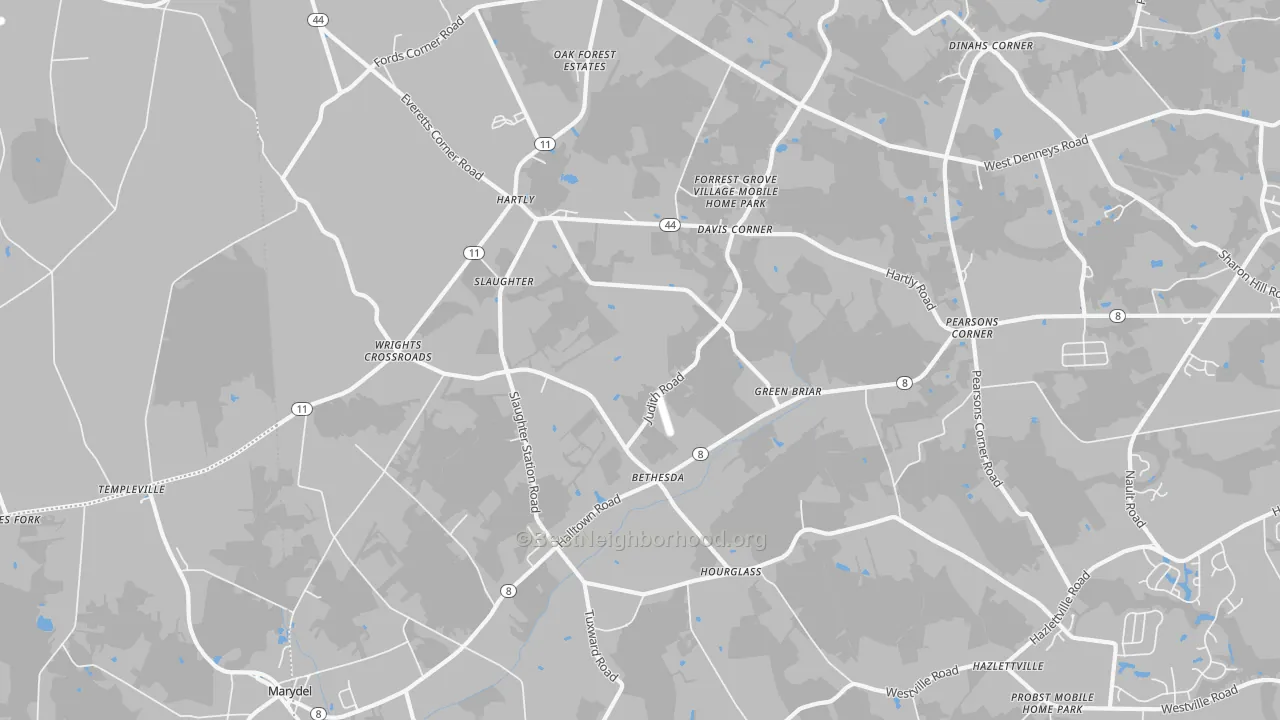 Transit Grade map of 19953, DE