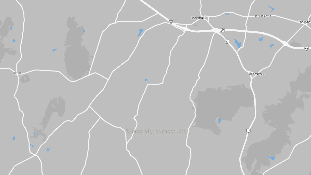 Transit Grade map of 20115, VA