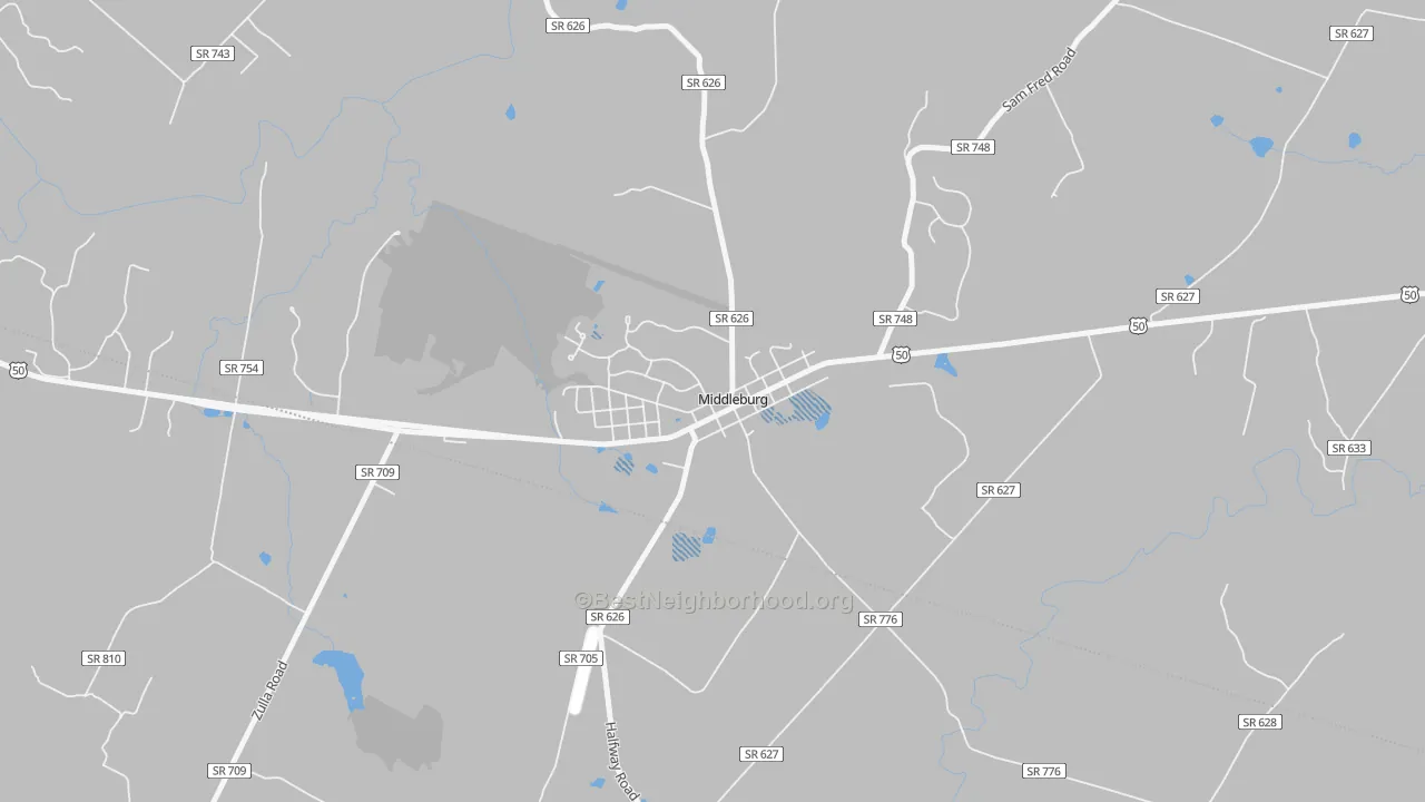 Transit Grade map of 20118, VA