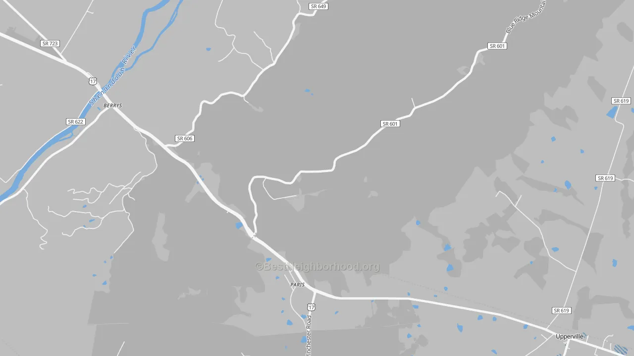 Transit Grade map of 20130, VA