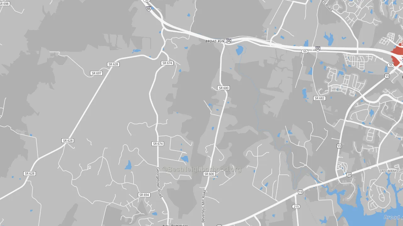 Transit Grade map of 20137, VA