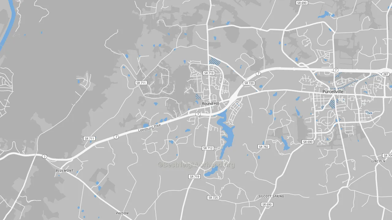 Transit Grade map of 20141, VA