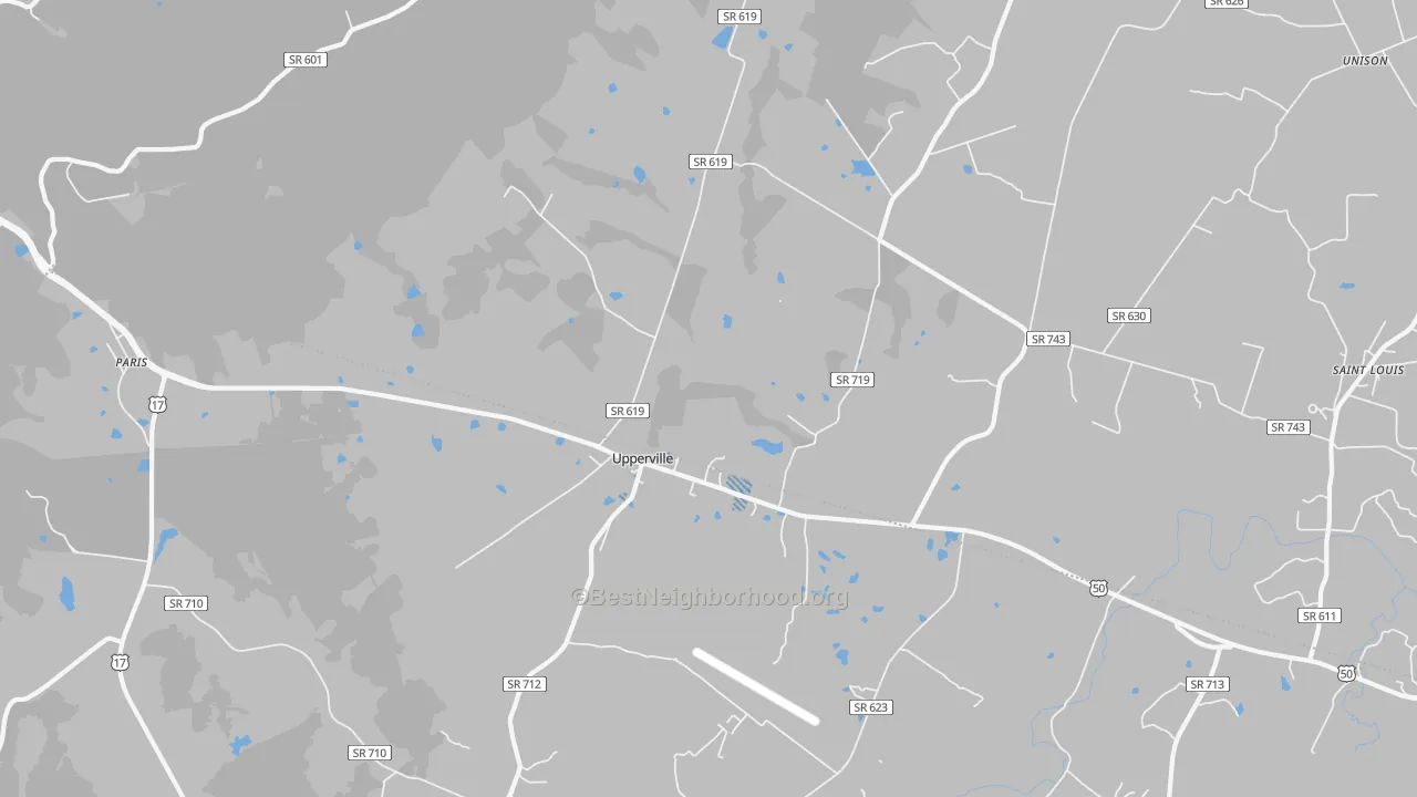 Transit Grade map of 20184, VA