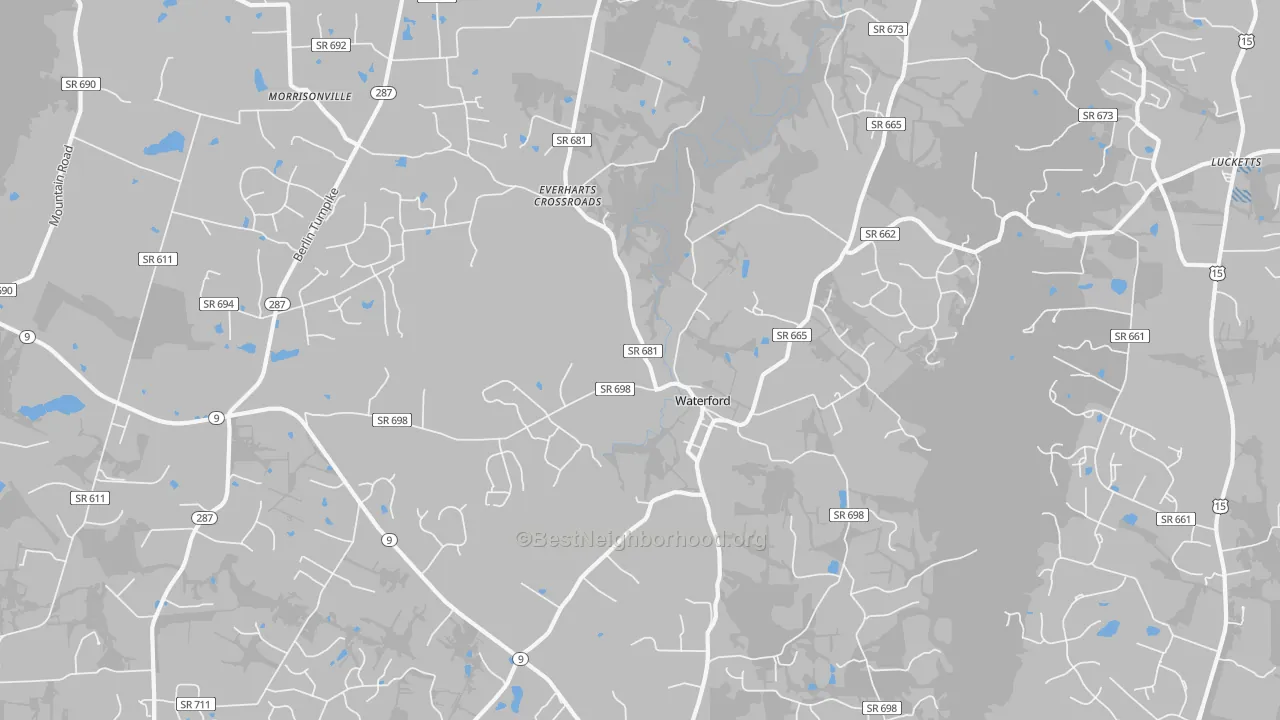 Transit Grade map of 20197, VA
