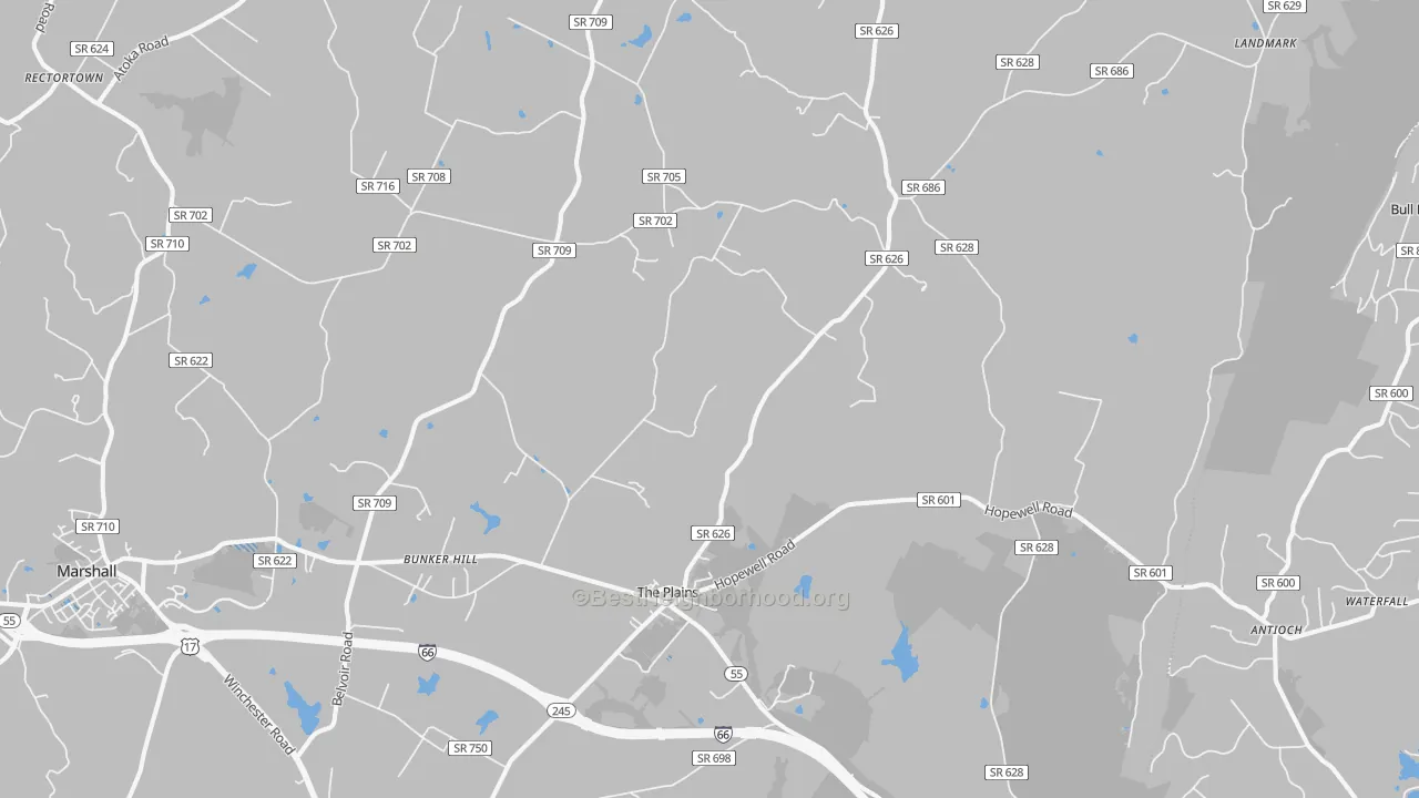 Transit Grade map of 20198, VA