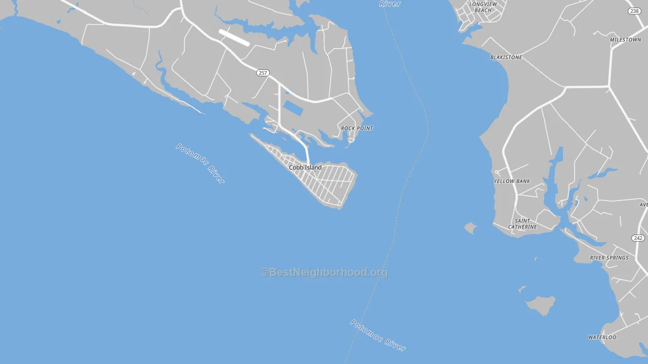 Transit Grade map of 20625, MD