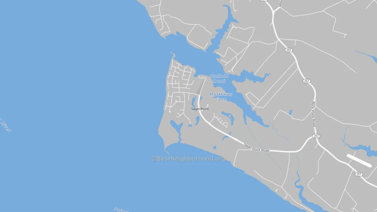 Transit Grade map of 20645, MD