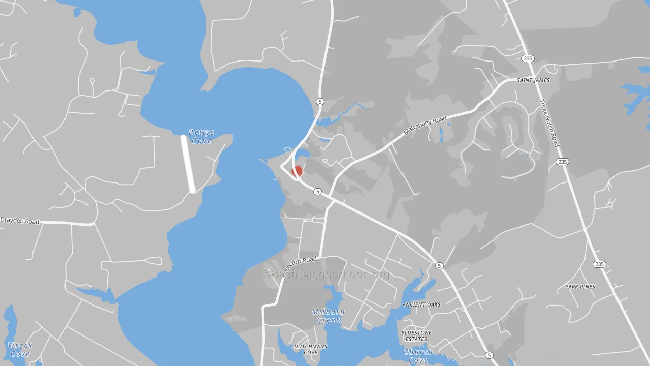 Transit Grade map of 20686, MD