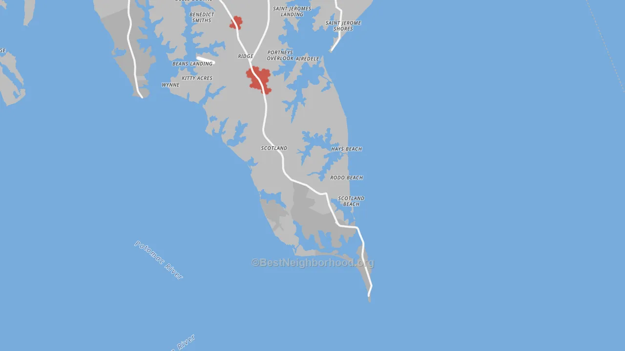 Transit Grade map of 20687, MD