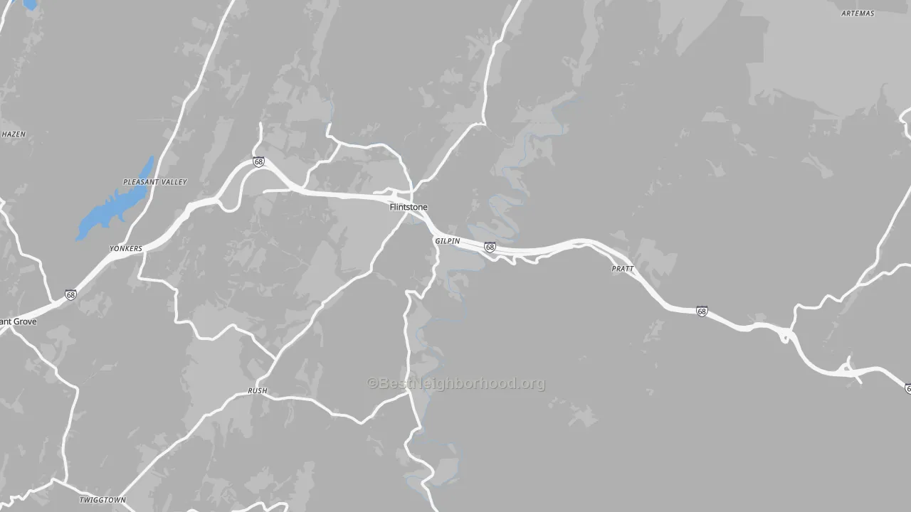 Transit Grade map of 21530, MD