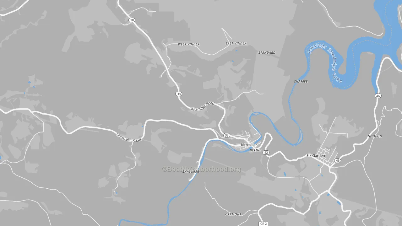 Transit Grade map of 21538, MD