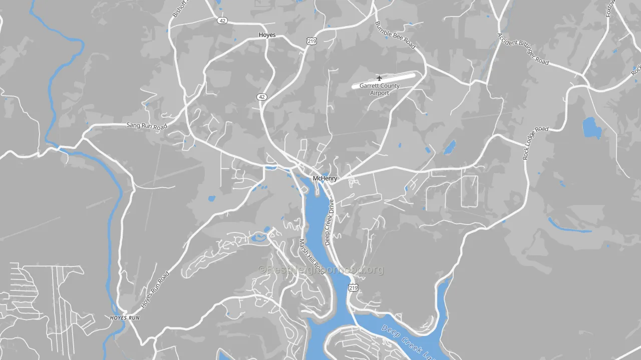 Transit Grade map of 21541, MD