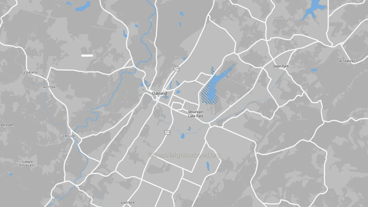 Transit Grade map of 21550, MD