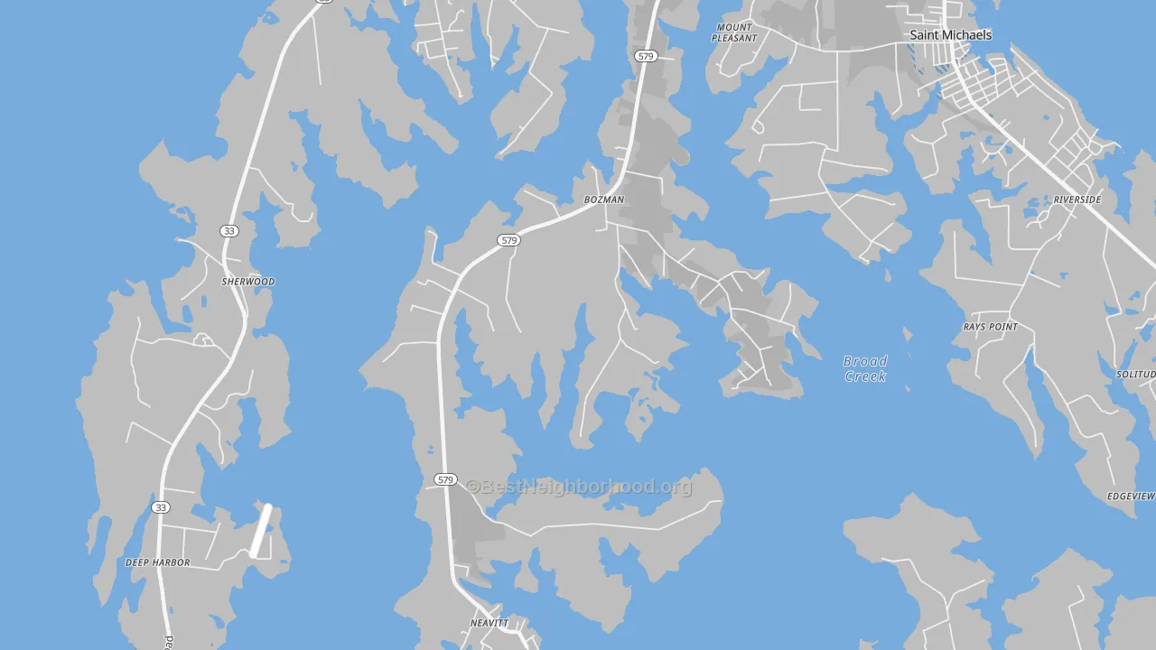 Transit Grade map of 21612, MD